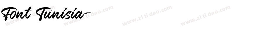 Font Tunisia字体转换